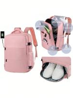 Mochila Multifuncional De Viaje Para Negocios Con Gran Capacidad Adecuada Para Mujeres Hombres Trabajadores Blanqueados Viajes Al Aire Libre Material De Poliéster - details 8