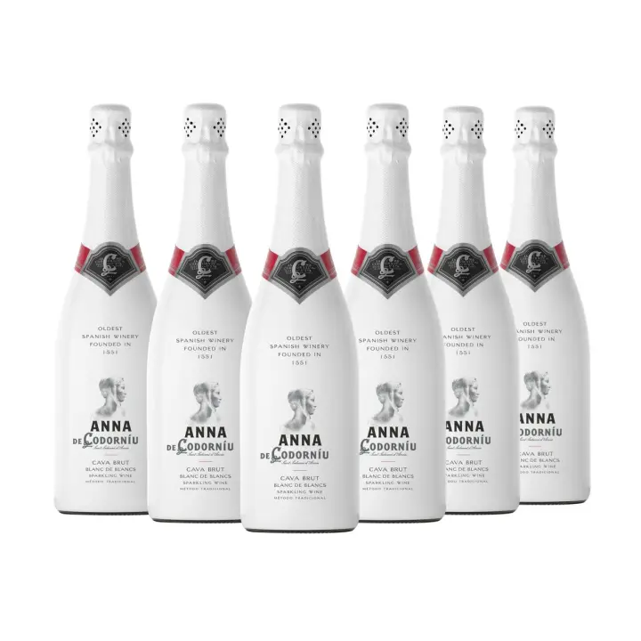 Anna de Codorníu Reserva Blanc de Blancs - Cava Brut Edición Limitada - Caja 6 botellas - 1