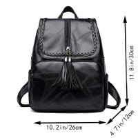 Mochila De Viaje Impermeable Para Mujer Mochila Escolar Clásica Multifuncional Con Manijas Suaves Y Cierre De Cremallera - details 1