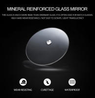 Reloj Mecánico Para Hombre Wlisth Con Calendario Y Vidrio Magnífico Verde Agua Fantasma Acero Inoxidable Resistente Al Agua - details 5