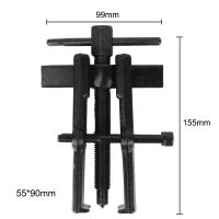 Extraedor De Arranque Negro Forjado Con Dos Mandíbulas Herramientas De Desmontaje Y Reparación Para Bolas De Rodamiento Y Arranque De Coche - details 8