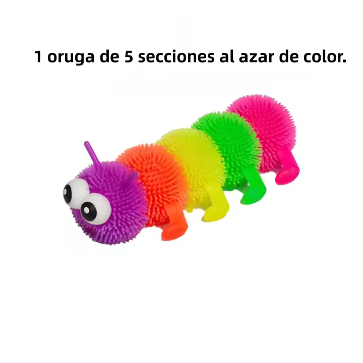 Juguete De Despresión Con Luz En Sección Culebra De Cinco Ojos Juguete De Comprimiso Unisex Para Edad 3-18 Años - 1