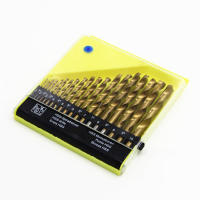 Juego De 19 Piezas De Bitas De Giro Templadas En Titanio Para Metal Y Madera HSS Métricas 1-10mm Para Toda Uso En Carpintería Y Metalurgia - details 0