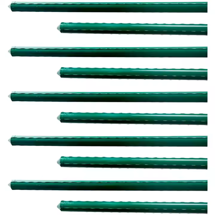 Tutor acerado plastificado para plantas 180cm x 20mmØ - Pack 10 Unidades - Bricomed - 1