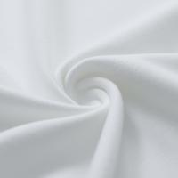 Camiseta De Verano Para Hombre Estilo Casual Cuello En V Manga Corta Algodón Puro Calidad Superior Blanca Ropa Sencilla - details 9