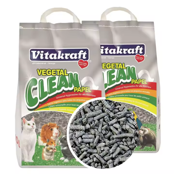 NESTQ - Lecho para Conejos – Pellets Gato – Papel Prensado para Conejos – Lecho Higiénico Natural Vegetal – Papel Higiénico Animales Pequeños – Control de Olores 25 L - Pack 2 Unidades - 1