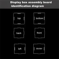 Caja De Exhibición De Acrílico Transparente 1pc Para Muñecas/Juguetes/Modelos Soporte De Almacenamiento Para Escritorio Protección Contra Polvo Estilo Moderno - details 0