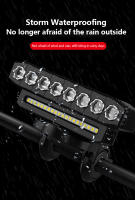 Luz delantera de bicicleta recargable por USB, bocina de Ciclismo de 120dB, resistente al agua, 6 modos de iluminación, fácil de instalar - details 14