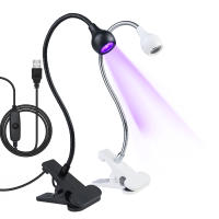 Nuevo Lámpara UV LED Para Secado De Polvo De Uñas Clip-On Flexible Mini USB Secador De Uñas Portátil Herramientas De Manicura Para Salón De Belleza - details 0