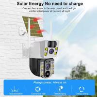 Cámara de Seguridad Solar de Lente Doble 4K 4G Tarjeta SIM Visión Nocturna Color Audio bidireccional - details 11