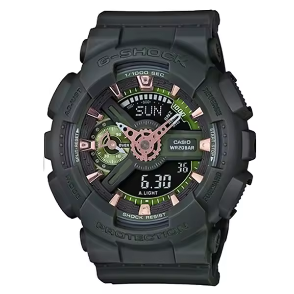 CASIO G-Shock GMA-S110CM-3A Reloj digital para hombre de estilo retro - 1