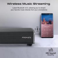 Promate Castbar-120 120W Subwoofer 60W Bluetooth, Mando Distancia, USB, AUX, DVD, Cable Óptico - details 3
