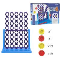 Juego Educativo De Ajedrez Para Niños Tablero De Puzzle Juego De Estrategia Familiar Clásico Azul Vertical Conecta Juguetes Para Educar - details 2