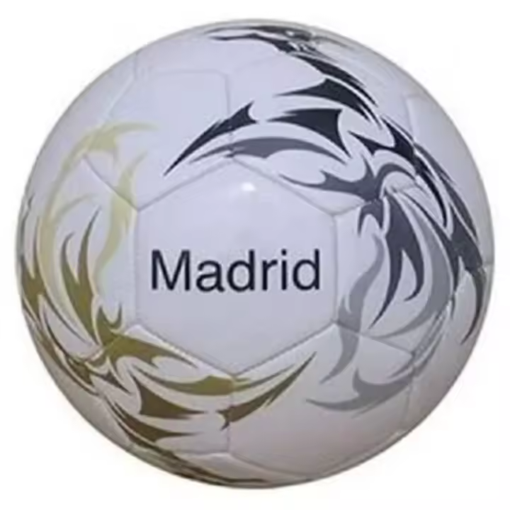 Pelota de fútbol Madrid con color blanco y dorado CB/07083 MOYA - 1