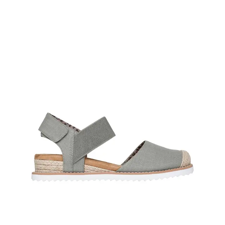 Skechers Bobs Desert Kiss - Sun Shining Alpargatas para mujer verde oliva en textil 83639 - 1