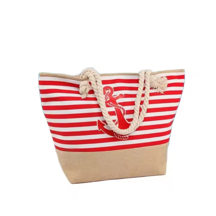 Bolsa Multi-uso Impermeable con cremallera. Rayas (mod. 51643 - 54x37x16.5cm), Lisa (mod.50738 - 58x37x17), Estampado (mod.50753 - 53x40x15), Estampado Brillo (mod. 5163), Corcho Estampado (mod. 51633), Nevera de Playa (mod. 50685 - 31x23x23) - 1