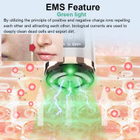 Masajeador Facial RF EMS Con Terapia De Luz LED Elevación De Pecho Dispositivo Multifuncional Rejuvenecimiento De Piel Eliminación De Arrugas Herramienta De Cuidado De La Piel - details 3