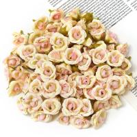 10/40Pcs Rosas Artificiales 2CM Decoración Para Hogar Jardín Boda DIY Scrapbook Guirnalda Regalo Accesorio Flores Silken - details 17