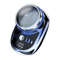 Mini Afeitadora Eléctrica USB Recargable Peluca De Viaje Portátil Con Pantalla Digital Afeitadora De Barba Desmontable Material Plástico Tamaño Compacto Para Hombres - details 13
