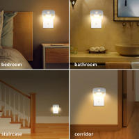 Lámpara Nocturna LED Con Sensor De Movimiento EU Plug Para Decoración De Habitaciones De Niños Pasillo Escaleras WC Lámpara Nocturna Para Dormitorio - details 16
