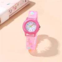 Reloj Para Niñas Con Patrón 3D De Mariposa Moda Casual Estudio Diario Regalo Estudiante Regular Resistente Al Agua - details 1