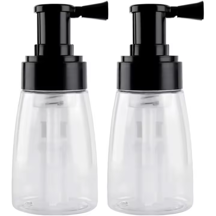 Botella pulverizadora de dos piezas, boquilla de fibra capilar de llenado para cabello, hogar y belleza (140 ml+140 ml) - 1