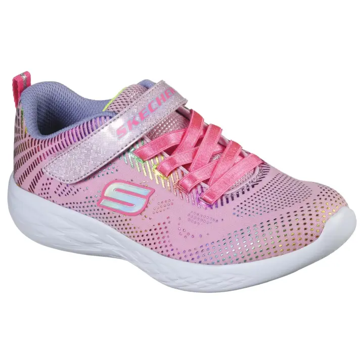 Skechers GOrun 600 Shimmer Speed - Zapatillas deportivas Skechers para niñas GOrun 600 con cierre velcro - 1