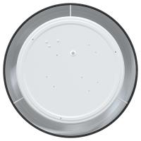 Lámpara de techo vidaXL, montaje en el techo, negra, Ø 30 cm, tela, E27 - details 2