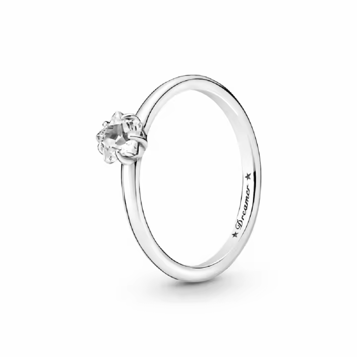 Anillo Pandora Solitario Estrella Brillante Celestial - 1
