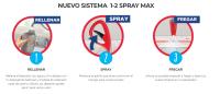 Vileda | Fregona Mopa con Spray pulverizador | 1.2 Spray Max | Friega el suela sin cubo | Botella 650ml | Todo tipo de suelos | Recambio reutilizable 100% de microfibra. - details 1