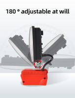 Luz De Trabajo LED Para Batería Milwaukee M18 18V Luz Amplia Con Dos Puertos USB Para Emergencias Y Almacenamiento De Baterías - details 7