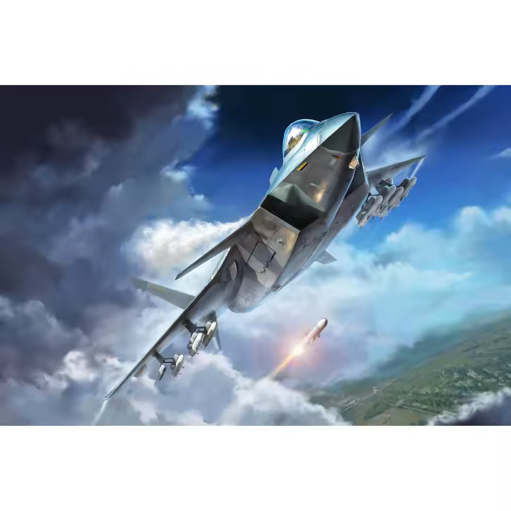TROMPETIST 05821 MANERA BESTIA J-20 DRAGÓN PODEROUS CHINO 1/48 - 1