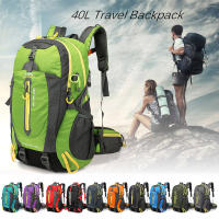 Mochila De Viaje Resistente Al Agua 40L Para Hombres Y Mujeres Bolsa De Ropa Para Senderismo Escalada Trekkking Con Portátil Y Bolsillo Para Botella De Aguadetails 7