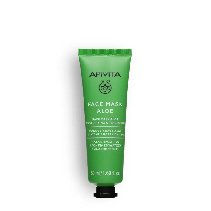 APIVITA FACE MASK Mascarilla facial hidratante y refrescante con aloe 50ml - 1