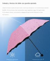 Paraguas Plegable Mágico Con Patrón De Agua De Lluvia Resistente Al Viento Y Protección Solar Para Deportes Al Aire Libre Y Protección UV - details 2