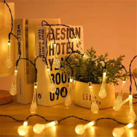Luces De Cadena Solar De Gotas De Agua Impermeables Para Decoración Al Aire Libre Guirnalda De Hadas Para Navidad Boda Fiesta Jardín - details 11
