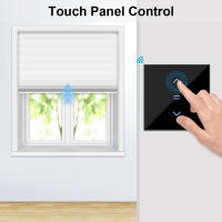Cortina Cerradura De Rollo QCSMART Control Remoto Luz Retroiluminada Tuya Smart Life App Voz Google Assistant Alexa Compatible Con Motor Tubular 4 Vías - details 6