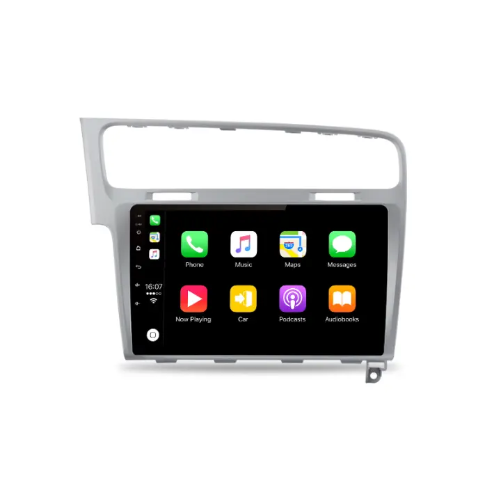 AWESAFE inalámbrico CarPlay Android Auto Radio para VW Volkswagen Golf 7 2013 2014 2015 2016 2017 coche reproductor multimedia GPS 2 din autoradio volante controles RDS Bluetooth - 1