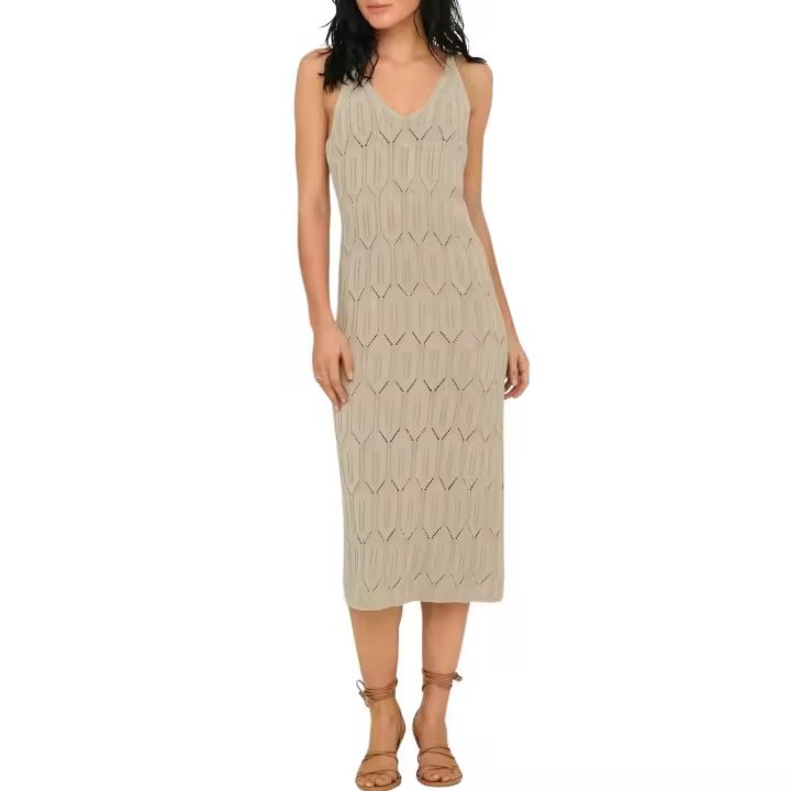 ONLMEA LIFE SL MIDI DRESS KNTFeather Gray - 1
