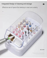 Organizador De Esmaltes De Uñas Acrílico Portátil Con 30 Agujeros Anti-Polvo Para Profesionales Del Arte De Uñas - details 1