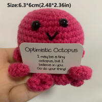 Muñeco De Peluche Positivo Capybara Divertido Octopus Potato Abrazo Emocional Regalo De Navidad Figura De Textil Y Fibra - details 9