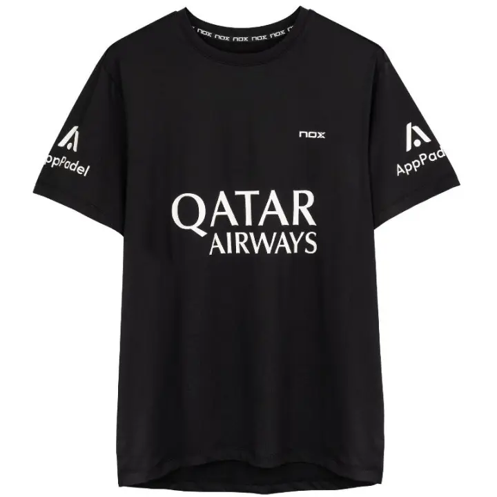 Camiseta Nox Agustin Tapia Sponsors AT10 Negro 2024 - 1