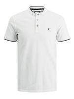 Jack & Jones Jjepaulos Mao Polo Ss Noos 12199711 White Hombre - details 0