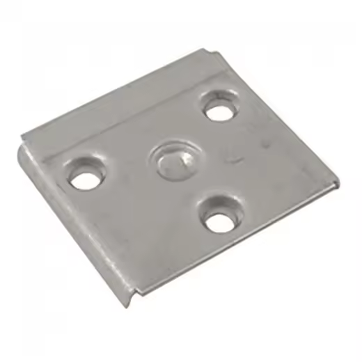 PLACA COLGADOR MUEBLE COPLA 54X50 ZINCADO - 1