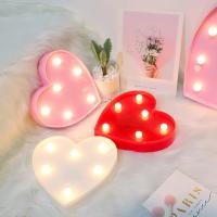 Lámpara LED De Corazón Para Bodas Y Fiestas Románticas Luz Nocturna Roja Y Rosa Decoración Para El Hogar Regalo De San Valentín - details 7