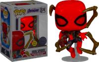 Funko Iron Spiderman Spider Man Spider-Man Endgame Avengers VEngadores GITD gauntlet guantelete  574 Funko Pop Vinyl Figura Glow in the dark brilla en la osucridad - details 2