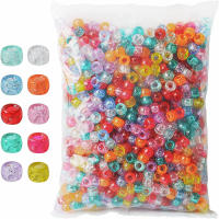 Paquete De 1000 Piezas De Cuentas De Caballo Multicolor Y Brillantes 9mm Para Fabricación De Pulseras Y Cabello Para Trencillas Joyería - details 1