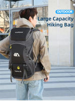 Mochila De Viaje 50L Para Hombres Y Mujeres Mochila Grande De Camping Senderismo Montañismo Deportes Al Aire Libre Impermeable Con Bolsillo Para Zapatos - details 1