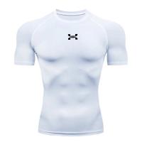 Camiseta De Deporte Para Hombres Secado Rápido Comprimido Muscular Para Gimnasio Y Running Talla S-3XL Ropa De Fitness Casual - details 8
