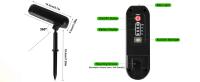4PCS Luz Solar LED Exterior IP65 Verde Para Jardín Luz De Pared Solar Luces De Spotlight Solar Para Árboles Camino Jardín - details 6